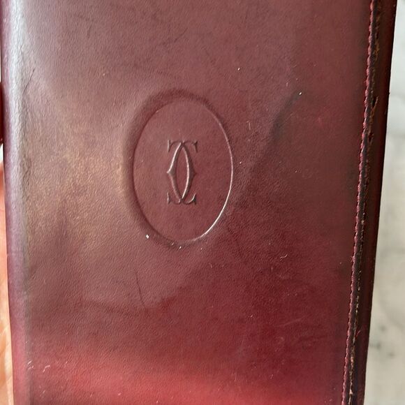 Authentic Cartier Burgundy Wallet And Key Case Bundle - Picture 8 of 15
